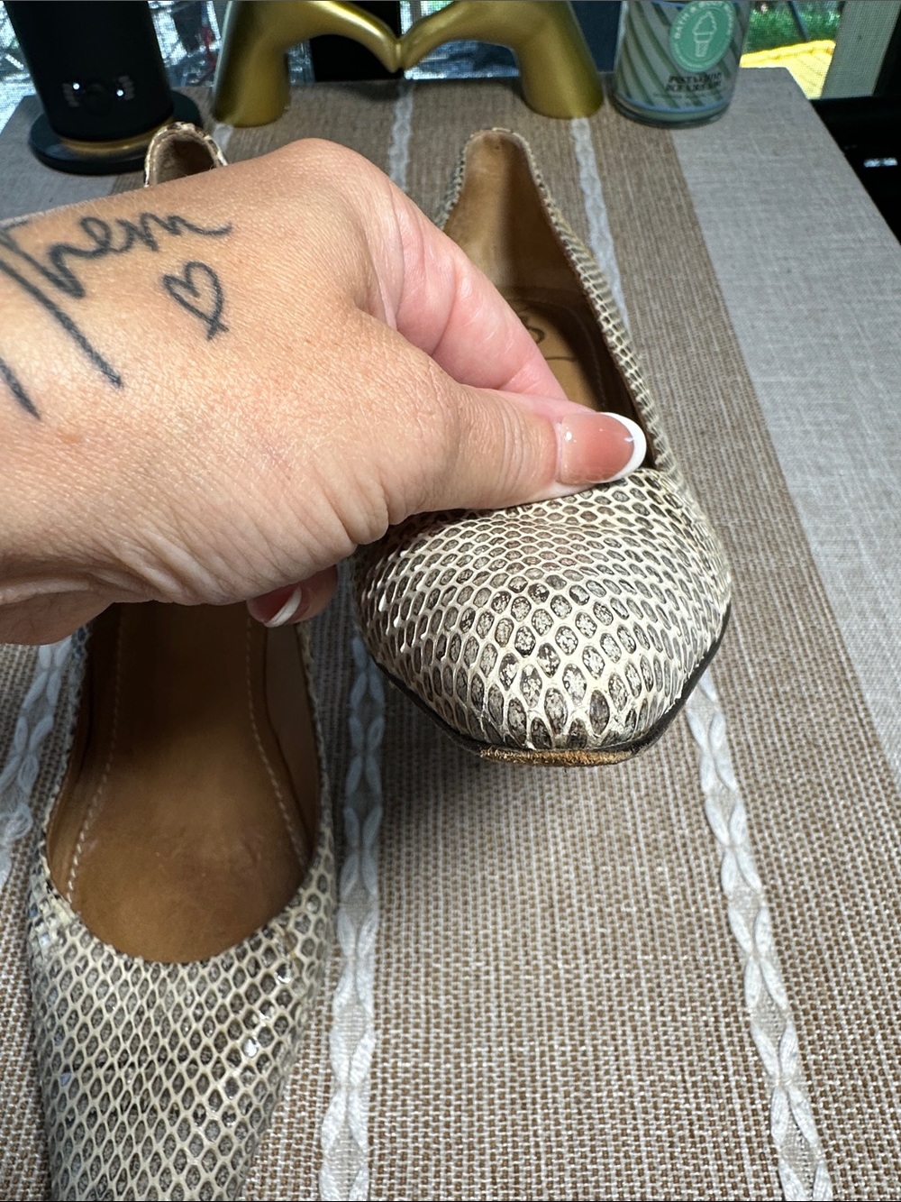*VINTAGE YVES SAINT LAURENT YSL PYTHON LEATHER SNAKESKIN HEELS* - Picture 5 of 11